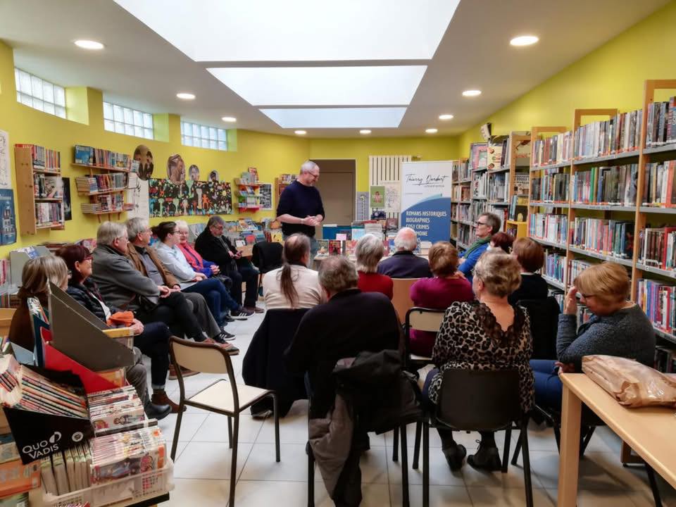 Rencontre en bibliothèque avec Thierry Dardart